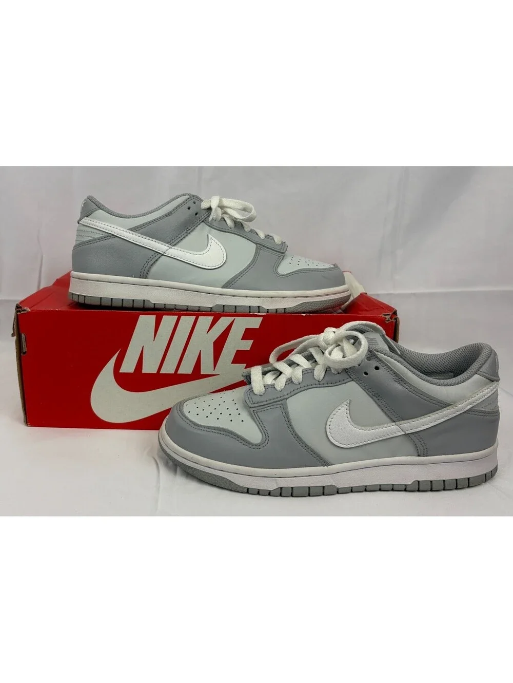 Nike Dunk Low Two-Toned Grey (GS) Size 6.5Y DH9765-001 Sneakers